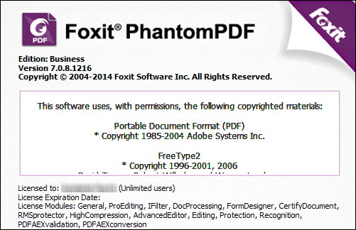 Foxit phantompdf business for asus activation key
